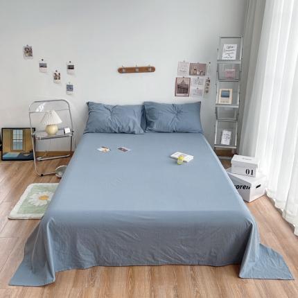 91家纺网 家纺一手货源 找家纺 （总）安莱生活 2021新款全棉水洗棉单床单