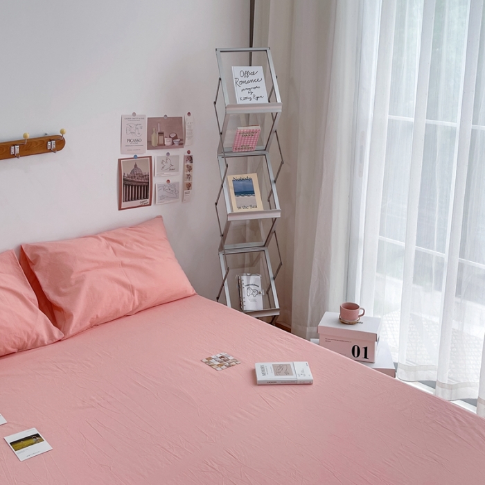 91家纺网 家纺一手货源 找家纺 （总）安莱生活 2021新款全棉水洗棉单床单