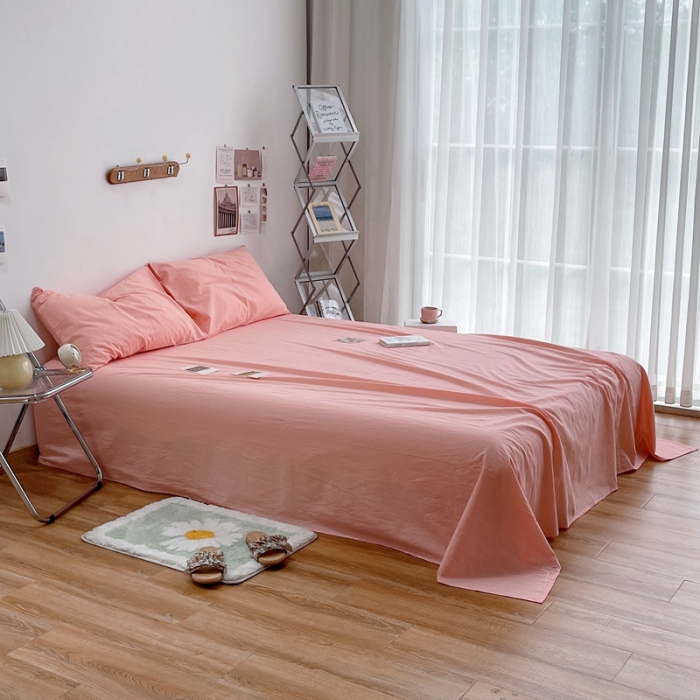 91家纺网 家纺一手货源 找家纺 （总）安莱生活 2021新款全棉水洗棉单床单