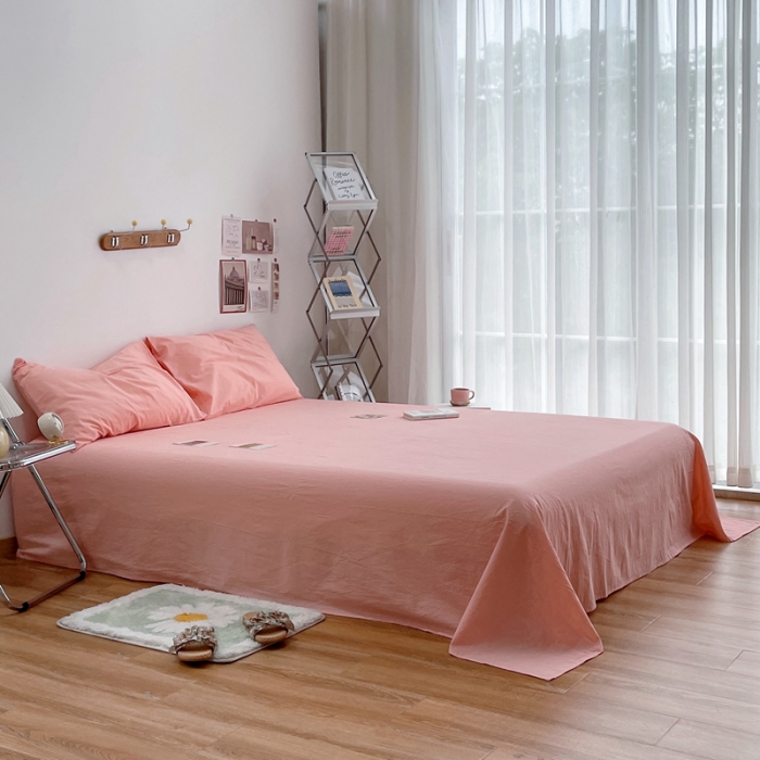 91家纺网 家纺一手货源 找家纺 （总）安莱生活 2021新款全棉水洗棉单床单