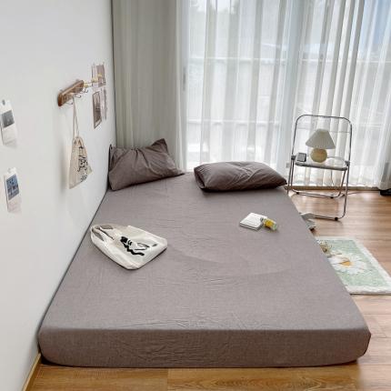 91家纺网 家纺一手货源 找家纺 （总）安莱生活 2021新款全棉水洗棉单床笠