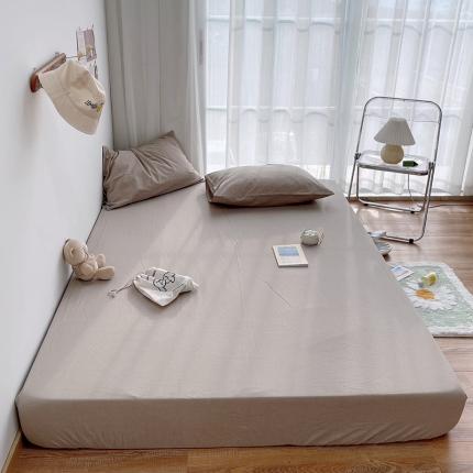 91家纺网 家纺一手货源 找家纺 （总）安莱生活 2021新款全棉水洗棉单床笠