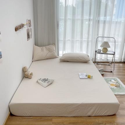 91家纺网 家纺一手货源 找家纺 （总）安莱生活 2021新款全棉水洗棉单床笠