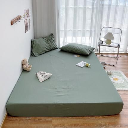 91家纺网 家纺一手货源 找家纺 （总）安莱生活 2021新款全棉水洗棉单床笠