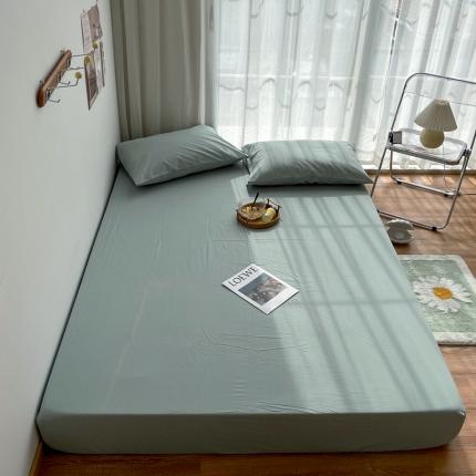 91家纺网 家纺一手货源 找家纺 （总）安莱生活 2021新款全棉水洗棉单床笠