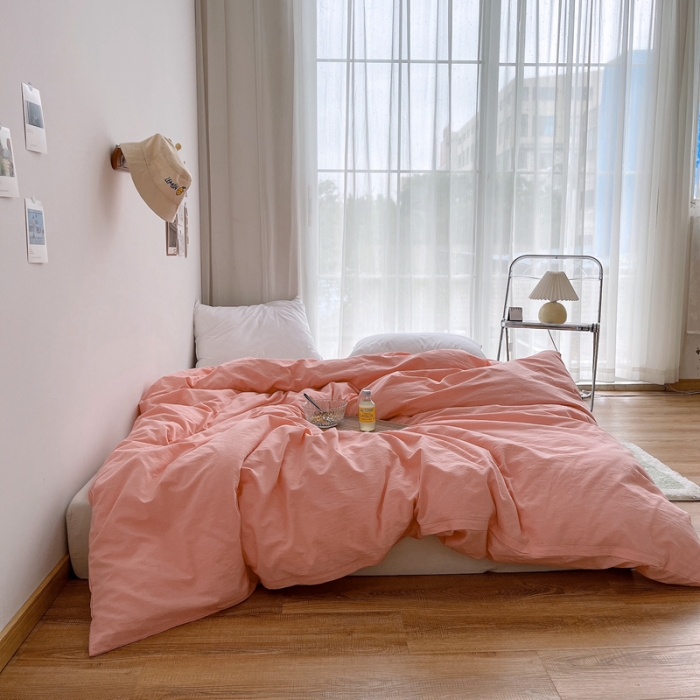 91家纺网 家纺一手货源 找家纺 （总）安莱生活 2021新款全棉水洗棉单被套