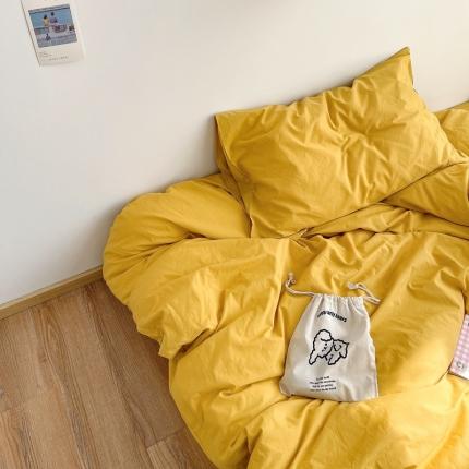 91家纺网 家纺一手货源 找家纺 （总）安莱生活 2021新款全棉水洗棉单枕套一对