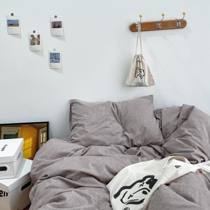 91家纺网 家纺一手货源 找家纺 （总）安莱生活 2021新款全棉水洗棉单枕套一对