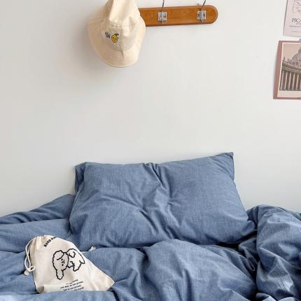 91家纺网 家纺一手货源 找家纺 （总）安莱生活 2021新款全棉水洗棉单枕套一对