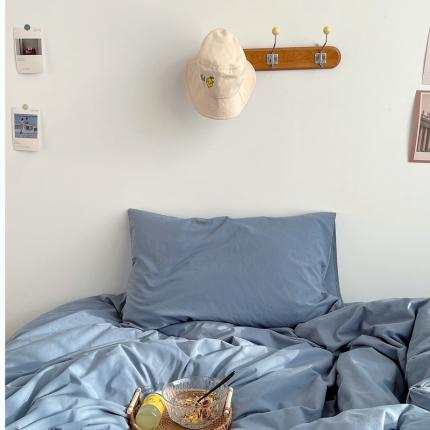 91家纺网 家纺一手货源 找家纺 （总）安莱生活 2021新款全棉水洗棉单枕套一对