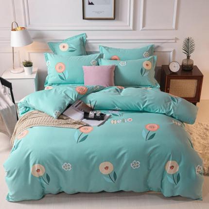 91家纺网 家纺一手货源 找家纺 （总）优姿家纺 2021新款全棉磨毛四件套