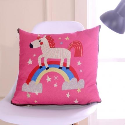 91家纺网 家纺一手货源 找家纺 （总）新款赠品亚麻抱枕来图定制LOGO