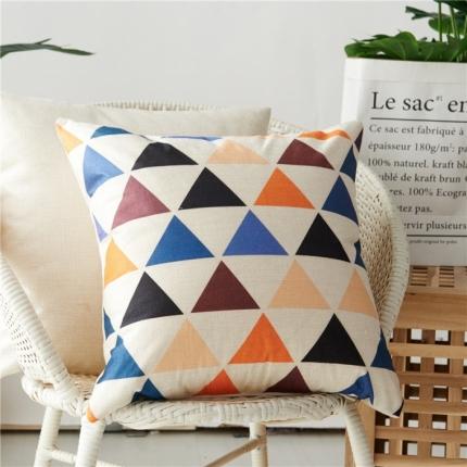 91家纺网 家纺一手货源 找家纺 （总）新款赠品亚麻抱枕来图定制LOGO