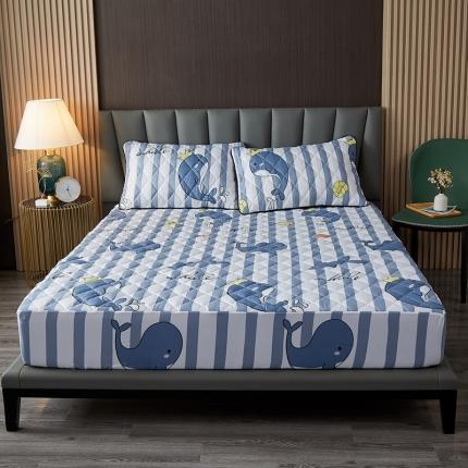 91家纺网 家纺一手货源 找家纺 （总）花言狐语2025水洗棉防水隔尿夹棉床笠优惠活动枕套除外