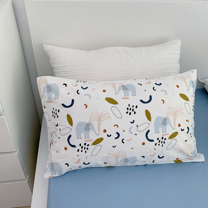 91家纺网 家纺一手货源 找家纺 尺素 全棉40支喷气13372韩国ins设计师四件套 涂鸦