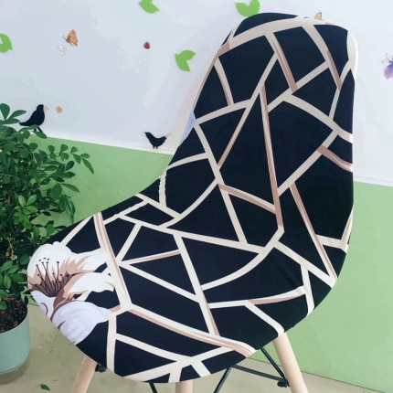 91家纺网 家纺一手货源 找家纺 弹力伊姆斯椅套  饭店客厅简易椅椅套  连体弹性椅子套