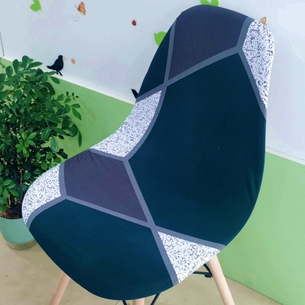 91家纺网 家纺一手货源 找家纺 弹力伊姆斯椅套  饭店客厅简易椅椅套  连体弹性椅子套