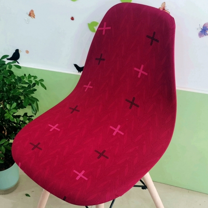 91家纺网 家纺一手货源 找家纺 弹力伊姆斯椅套  饭店客厅简易椅椅套  连体弹性椅子套