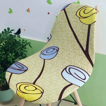 91家纺网 家纺一手货源 找家纺 弹力伊姆斯椅套  饭店客厅简易椅椅套  连体弹性椅子套