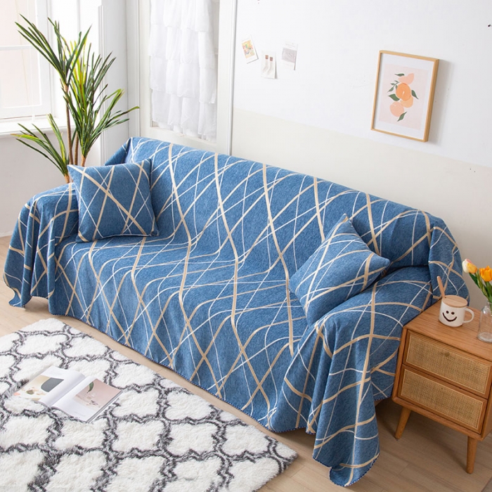 91家纺网 家纺一手货源 找家纺 （总）启博家纺 2021全盖雪尼尔沙发巾沙发垫沙发套沙发罩