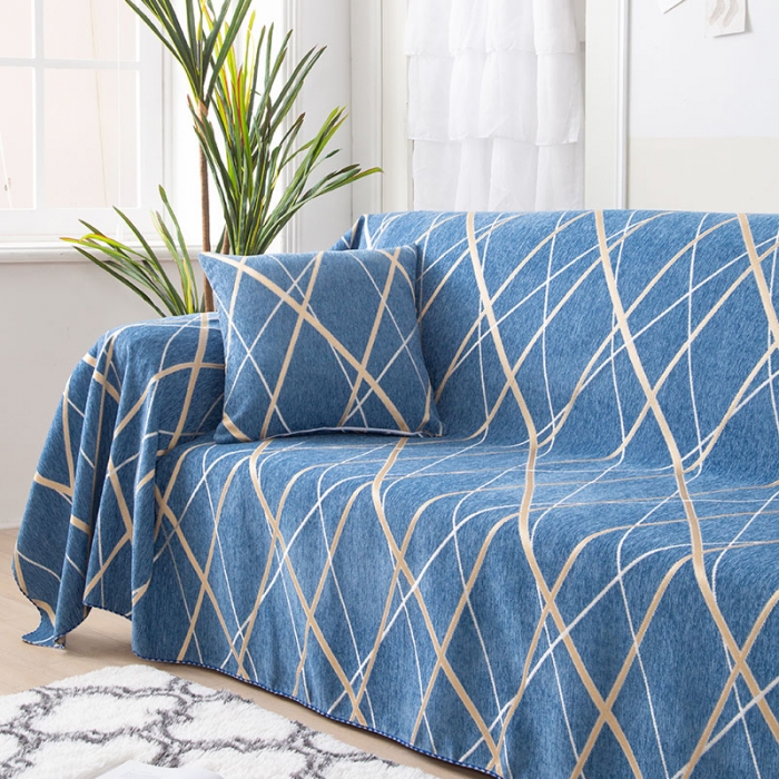 91家纺网 家纺一手货源 找家纺 （总）启博家纺 2021全盖雪尼尔沙发巾沙发垫沙发套沙发罩