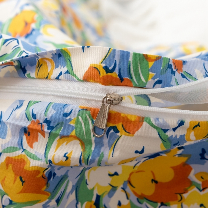 91家纺网 家纺一手货源 找家纺 （总）金丝鸟家纺 2021新款花卉全棉四件套