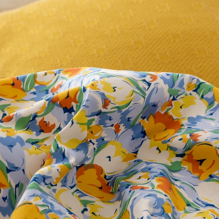 91家纺网 家纺一手货源 找家纺 （总）金丝鸟家纺 2021新款花卉全棉四件套