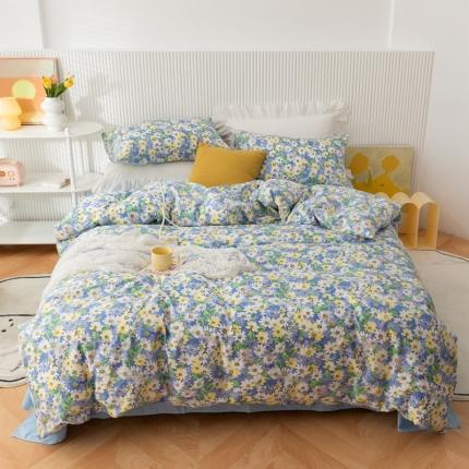 金丝鸟家纺 2021新款花卉全棉四件套 凡尔赛