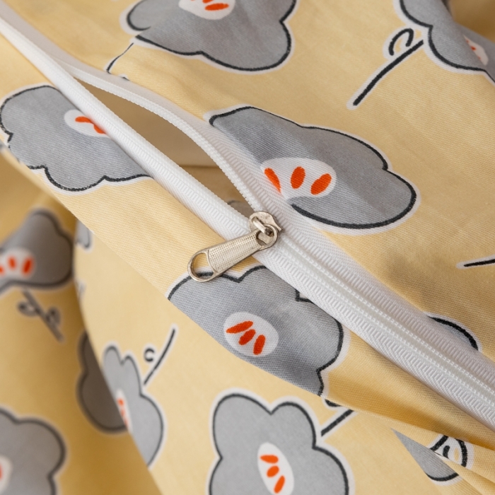 91家纺网 家纺一手货源 找家纺 金丝鸟家纺 2021新款花卉全棉四件套 花语