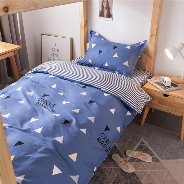 91家纺网 家纺一手货源 找家纺 芃成家纺 2021新款学生三件套 爱巢