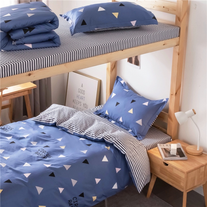 91家纺网 家纺一手货源 找家纺 芃成家纺 2021新款学生三件套 爱巢