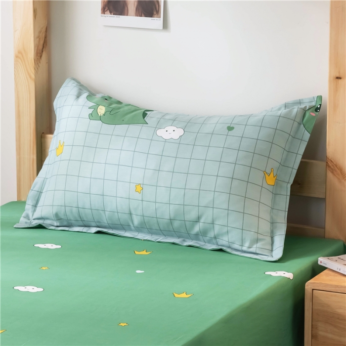 91家纺网 家纺一手货源 找家纺 芃成家纺 2021新款学生三件套 动漫恐龙