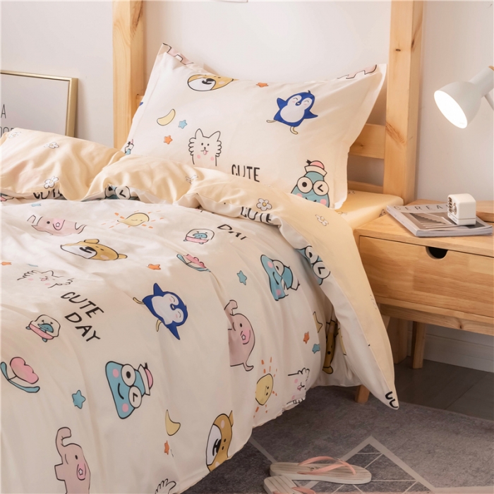 91家纺网 家纺一手货源 找家纺 芃成家纺 2021新款学生三件套 欢乐颂