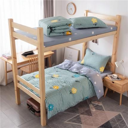 芃成家纺 2021新款学生三件套 香奈绿