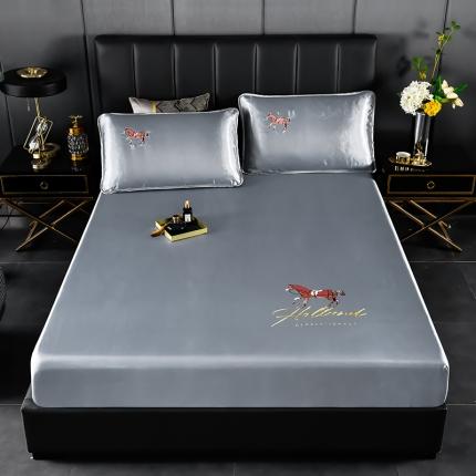 91家纺网 家纺一手货源 找家纺 （总）芃成家纺 2021新款冰丝凉席刺绣床笠款