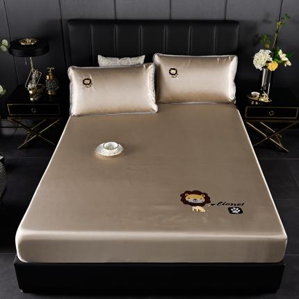 91家纺网 家纺一手货源 找家纺 （总）芃成家纺 2021新款冰丝凉席刺绣床笠款