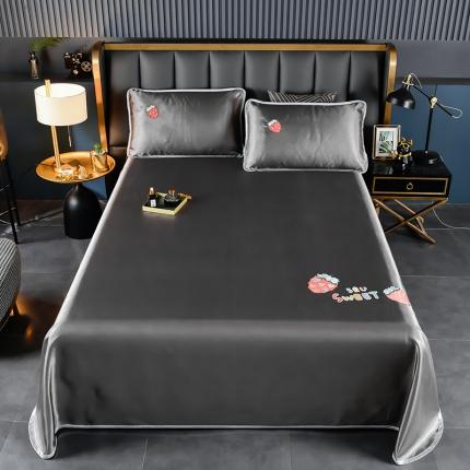 91家纺网 家纺一手货源 找家纺 （总）芃成家纺 2021新款冰丝凉席刺绣床单款