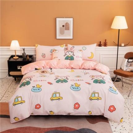 91家纺网 家纺一手货源 找家纺 （总）芃成家纺 2021新款棉加绒四件套