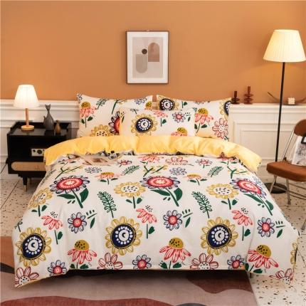 91家纺网 家纺一手货源 找家纺 （总）芃成家纺 2021新款棉加绒四件套