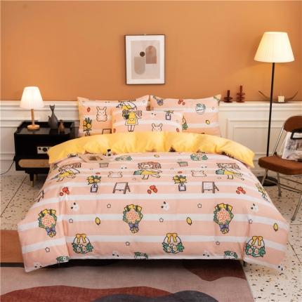 91家纺网 家纺一手货源 找家纺 （总）芃成家纺 2021新款棉加绒四件套