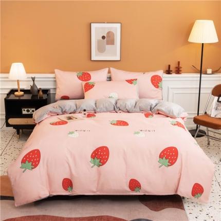 91家纺网 家纺一手货源 找家纺 （总）芃成家纺 2021新款棉加绒四件套