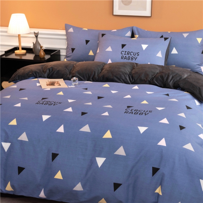 91家纺网 家纺一手货源 找家纺 芃成家纺 2021新款棉加绒四件套 爱巢