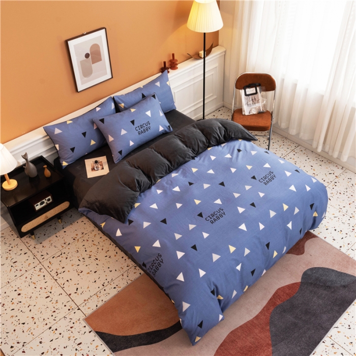 91家纺网 家纺一手货源 找家纺 芃成家纺 2021新款棉加绒四件套 爱巢