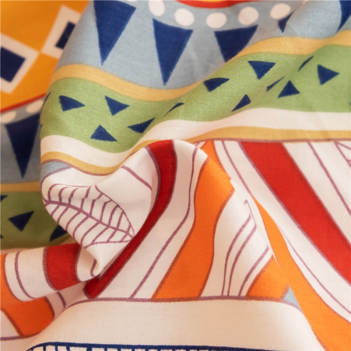 91家纺网 家纺一手货源 找家纺 芃成家纺 2021新款棉加绒四件套 波西米亚