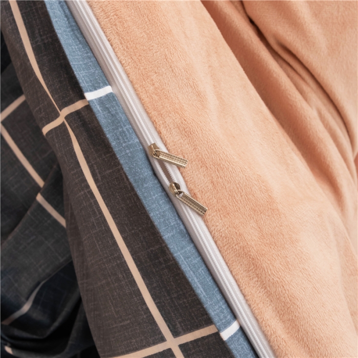 91家纺网 家纺一手货源 找家纺 芃成家纺 2021新款棉加绒四件套 简约格调