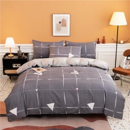 芃成家纺 2021新款棉加绒四件套 锦尚格