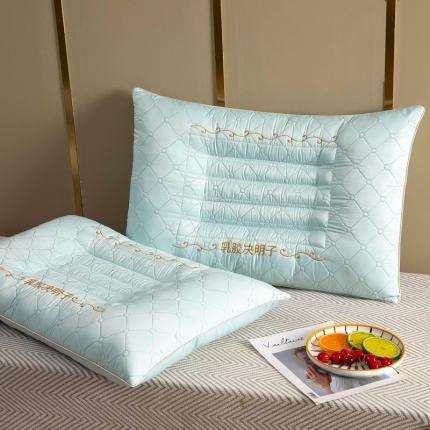 （总）九州枕芯 2021新款绗绣乳胶决明子保健枕
