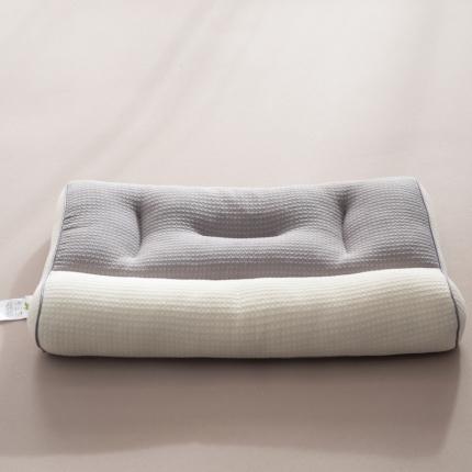 91家纺网 家纺一手货源 找家纺 头等舱 针织提花A类两用抗菌防螨大豆枕芯针织灰白40*60