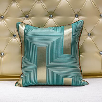 91家纺网 家纺一手货源 找家纺 （总）跨境北欧沙发客厅靠枕简约汽车护腰靠垫高档轻奢抱枕-竖条