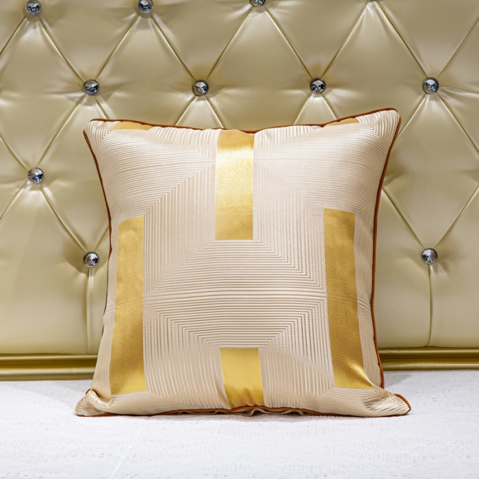 91家纺网 家纺一手货源 找家纺 （总）跨境北欧沙发客厅靠枕简约汽车护腰靠垫高档轻奢抱枕-竖条